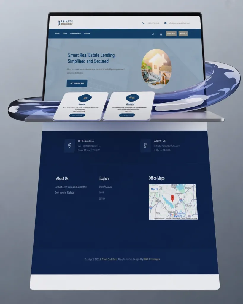JR Private Credit | Web development | Case Studies