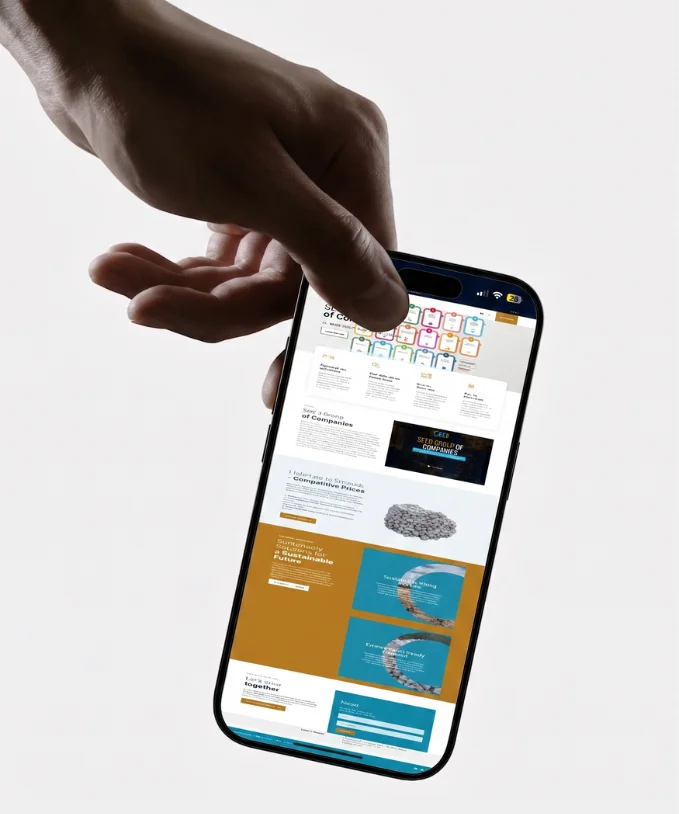 Seed GOC | WordPress Development | Mobile view
