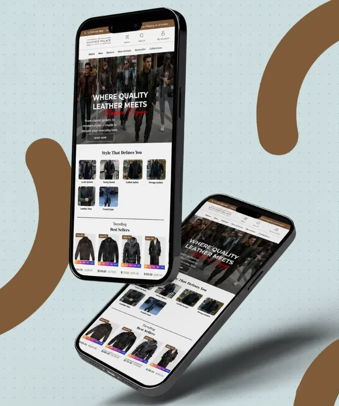The Leather Jacket Company | Search Engine Optimization | Mobile view
